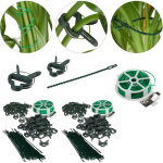 Set d'attache plantes set de 220 pièces. clips stables, fils fournis le cutter, tuteur roses, tomates, ... Set d'attache plantes set de 220 pièces. clips stables, fils fournis le cutter, tuteur roses, tomates, ...