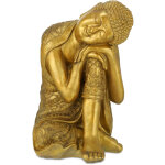 Statue de bouddha jardin, r�sistant aux intemp�ries et au gel, repos, objet d�co xl, hlp 61 x 40 x 37 ...