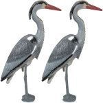 Statuette de h�ron, lot de 2, protection contre les chasseurs de poissons, avec pied, � planter, pe, ...