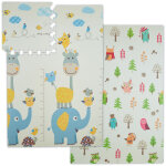 Relaxdays - tapis de jeu avec motifs diff�rents de chaque c�t�, sans substances nocives, en mousse, 120 ...