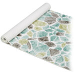 Tapis moelleux en mousse,  dcouper, pour bain, sauna, piscine anti drapant, bleu / blanc lxp 65x150 ...