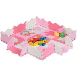 Relaxdays - tapis de sol puzzle 34 pi�ces, mousse eva, sans polluants, 0, 77 m2, dalle jeu b�b� bord, ...
