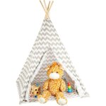 Relaxdays - tente de jeu pour enfants, tipi intrieur extrieur tente indien wigwam, hxlxp:160 x 115 ...