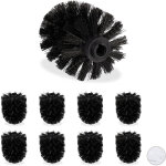 Tête de rechange brosse wc, lot de 9, filetage intérieur 12 mm, diamètre 8 cm, tête brosse toilettes, ... Tête de rechange brosse wc, lot de 9, filetage intérieur 12 mm, diamètre 8 cm, tête brosse toilettes, ...