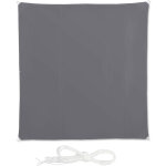 Relaxdays voile d?ombrage carr� diffuseur d?ombre protection soleil jardin uv lxp 5x5 m toile, r�sistant ...