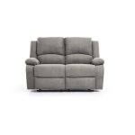 Relaxxo - canapé relaxation 2 places en microfibre leo - gris Relaxxo - canapé relaxation 2 places en microfibre leo - gris