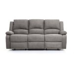 Usinestreet - relaxxo - canap� relaxation 3 places microfibre leo - gris