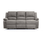 Relaxxo - canap de relaxation lectrique 3 places microfibre leo