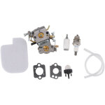 Remplacement du carburateur de tron�onneuse avec filtre � huile et bougie d'allumage pour 358351710 358351700 ...