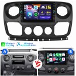 Pour renault master 3 movano b nissan nv400 autoradio carplay gps wifi rds 2 + 32g