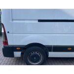 Renault master iv - baguettes de portes latrales chromes