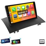 Pour renault megane 2 2002 - 2009 android 15 autoradio carplay gps rds wifi 2 + 64g