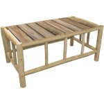 Rendez - vous déco - table basse de jardin rectangulaire en teck - ily Rendez - vous déco - table basse de jardin rectangulaire en teck - ily