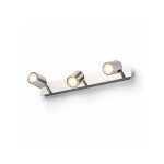 Rendl light - spot dublin iii plafonnier / applique chrome 230v gu10 3x9w ip44