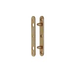 Renfort de paumelle m�le + femelle - jourjon argent rond zingu�