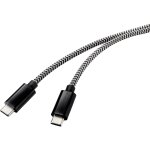 C�ble usb usb 2. 0 usb - c� m�le, usb - c� m�le 3. 00 m noir / blanc rf - 4598412 a005782 - renkforce ...