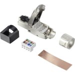 Renkforce - fiche cat 8. 1 rj 45 rf - 4495306 mle nombre de ples 8p8c argent 1 pc(s) a148322