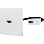 Rf - 4538136 hdmi adaptateur [1x hdmi femelle - 1x hdmi femelle] blanc contacts dor�s 15. 00 cm a807862 ...