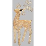 Renne decoratif lumineux eclairage fixe blanc chaud - lotti 52113099 52113099 52113099 52113099 52113099 ...