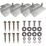 Renogy - supports de montage en z pour panneaux solaires en aluminium lger et anticorrosion, pour camping ...