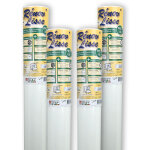 Lot de 4 rouleaux toile de rénovation rénov'lisse pro 150g / m² à base de cellulose polyester 80m² Lot de 4 rouleaux toile de rénovation rénov'lisse pro 150g / m² à base de cellulose polyester 80m²