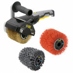 R�novateur ext�rieur 1300w rex 120d avec 3 brosses (laiton, m�tal torsad�, nylon abrasif) fartools