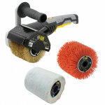 R�novateur ext�rieur 1300w rex 120d avec 3 brosses (laiton, nylon abrasif, coton) fartools