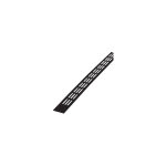 Grille plate alu 478 / 1 renson 275 mm x 20 mm - noir ral 9005 - 00047818