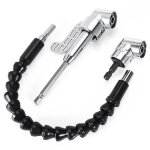 Renvoi d'angle visseuse coude  angle droit foret  angle droit et kit d'extension flexible, 105 degrs, ...