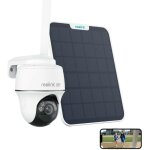 Reolink - 4k 8mp 4g lte cam�ra surveillance sur batterie exterieur, vision nocturne couleur, 355� pan ...