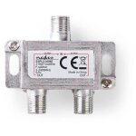 Repartiteur satellite 5 - 2400 mhz 65 db nombre dentrees 1 nombre de sorties 2 impedance 75 ohm zinc ...