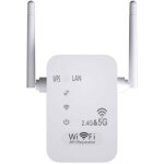 R�p�teur wifi 5g + 2. 4g 1200 mbps ? 4 antennes externes � gain �lev� ? port�e jusqu'� 10m ? installation ...