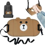 Repose - pieds avion enfant portable, extension si�ge auto s�curis�e pour voyages a�riens, hamac l�ger ...