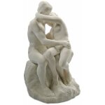 Reproduction le baiser de rodin 25 cm ? statue en r�sine ? hauteur 25 cm ? largeur 14 cm ? profondeur ...