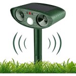 R�pulsif chat ultrason, repulsif chat solaire & r�pulsif animaux, �tanche repulsif chat exterieur avec ...