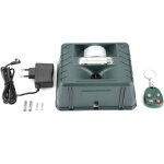 R�pulsif �lectronique � ultrasons avec 4 alarmes sonores et flashs, avec t�l�commande pour animaux