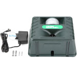 R�pulsif �lectronique � ultrasons � 4 alarmes sonores pour oiseaux et animaux sauvages en ext�rieur