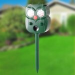 R�pulsif solaire � ultrasons pour chat, r�pulsif pour animaux domestiques, r�pulsif pour le jardin, les ...