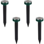 R�pulsif taupe solaire 4 - pack r�pulsif taupe ultrasonique chasse taupe solaire intelligente combine ...