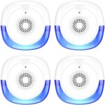 R�pulsif ultrasons insectes haute puissance 4 pcs anti rongeurs electrique appareil ultrason anti antiparasita ...