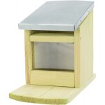 Rserve de nourriture en pin et mtal pour cureuil trixie