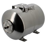 Gt market - réservoir pression à vessie horizontal en inox - 100 litres Gt market - réservoir pression à vessie horizontal en inox - 100 litres