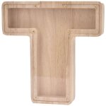 R�servoir de stockage de lettres alphabet a - z, tirelire en bois tirelire tirelire creative vingt - ...