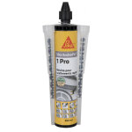 R�sine de scellement chimique rapide sika anchorfix - 1 plus - ton pierre - 300ml