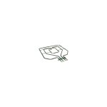 Rsistance suprieure 1500w + 1300w pour four, cuisinire 00471369 blaupunkt, bosch, constructa, junker, ...