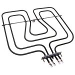Resistance voute grill 1650w + 800w pour four faure