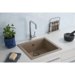 Respekta - vier vier de cuisine  encastrer vier granit mineralite 50x44 beige