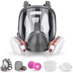 Respirateur r�utilisable � gaz int�gral, masque anti - vapeur organique et antibu�e, pour peinture, polissage ...