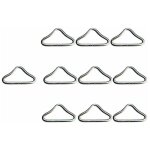 Ressort de trampoline, boucle de triangle de trampoline, trampoline v bagues en acier inoxydable triangle ...