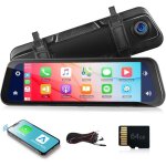Rétroviseur dashcam avec sans fil apple carplay android auto bluetooth, 9. 66 pouces Écran tactile dashcam ... Rétroviseur dashcam avec sans fil apple carplay android auto bluetooth, 9. 66 pouces Écran tactile dashcam ...